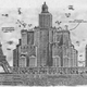 The skyscraper of the future, as imagined in the July 1923 issue of the magazine Science and Invention